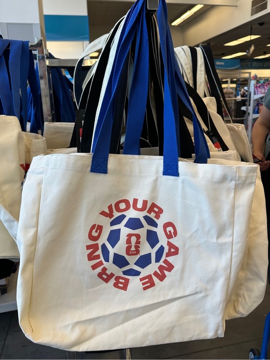 Handbags - NWT Fifa World Cup Commemorative “Bring Your Game” Canvas Tote Bag